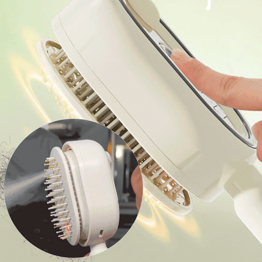 4-in-1 Hair Care Electric Brush – Spray, Massage & Detangle