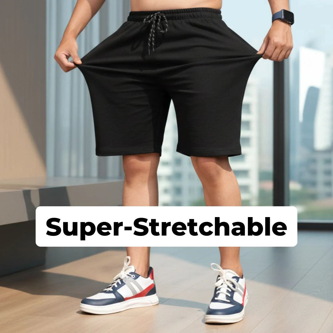 Premium Casual Shorts for Men – Pack of 4 | Soft, Stretchable & Perfect for Summer