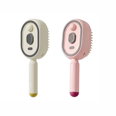 4-in-1 Hair Care Electric Brush – Spray, Massage & Detangle