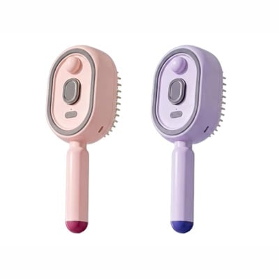 4-in-1 Hair Care Electric Brush – Spray, Massage & Detangle