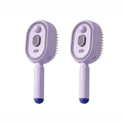 4-in-1 Hair Care Electric Brush – Spray, Massage & Detangle