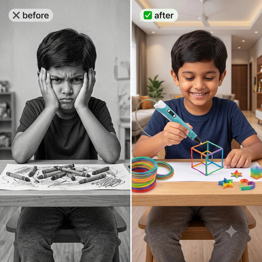 LittleCraft™ - 3D Pen | Easy Loading | Comfy Grip |  LCD Display