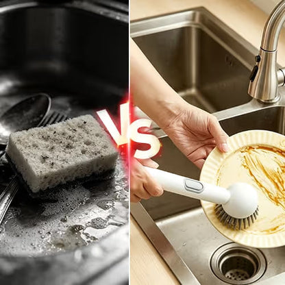Buy 1 Get 1 Free | Long-Handle Electric Rotary Scrubber for Easy Cleaning