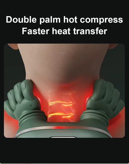 Relieve Neck & Shoulder Tension in Minutes | Deep Shiatsu Massage + Soothing Heat