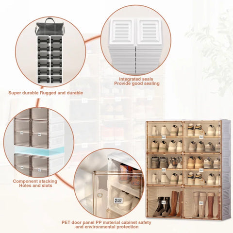 Premium 8-Layer Shoe Rack Shelf Organizer | Buy 1 Get 1 FREE