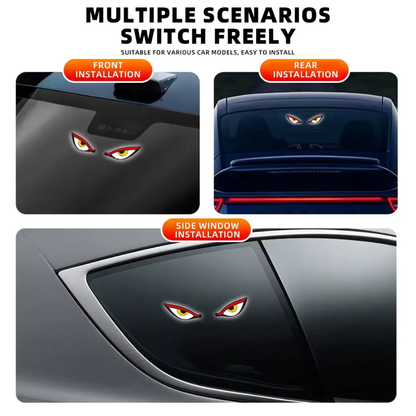 LED Devil Eye Light for Window – Solar Rechargeable